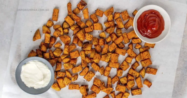 Cubos de Batata-Doce na AirFryer