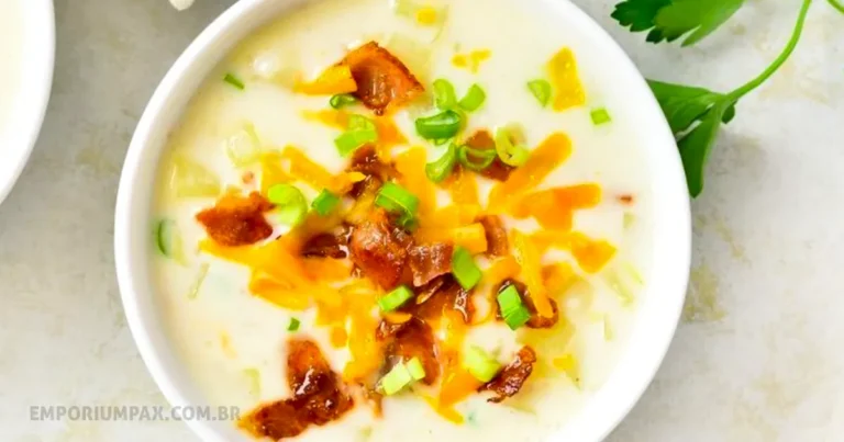 Receita de Sopa de batata tipo Outback