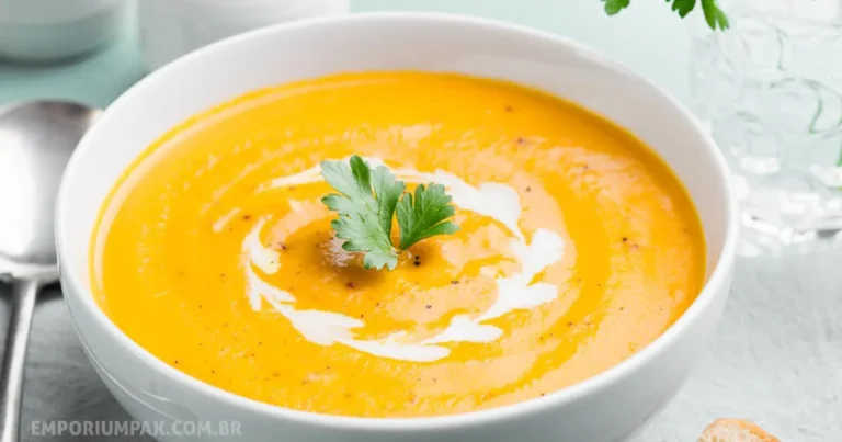 Receita de Sopa de abóbora