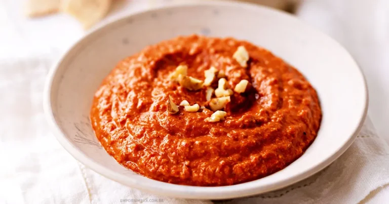 Foto da receita de Pasta de pimentão vermelho (muhammara)