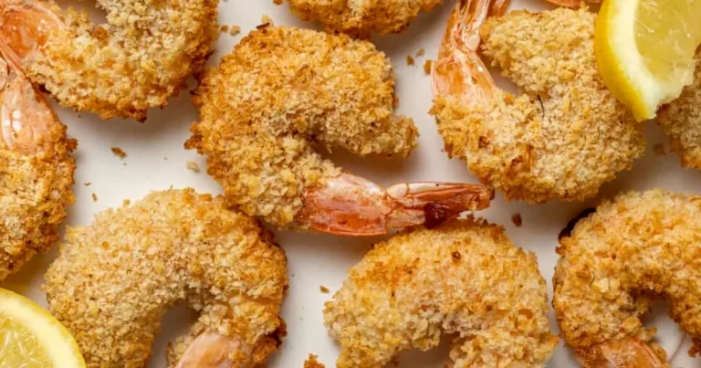 Camarão Empanado Crocante na Air Fryer