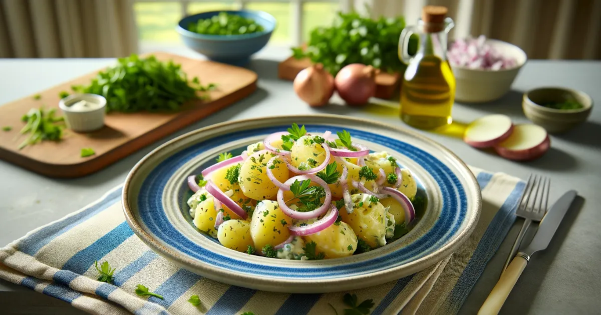 Salada de bacalhau com batatas