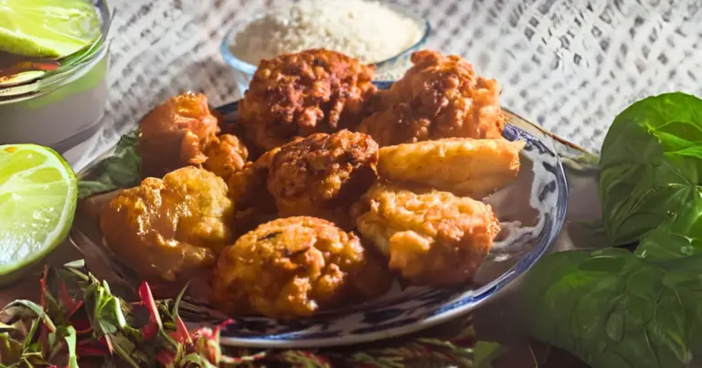 Bolinhos de arroz fritos