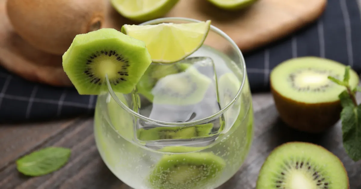  Drink refrescante com kiwi