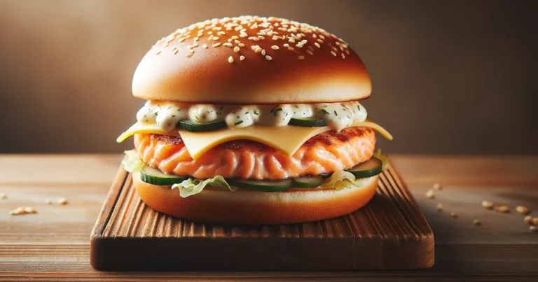 Hambúrguer de Salmão