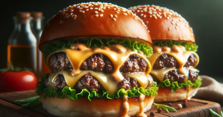 Foto da receita de Hambúrguer na brasa