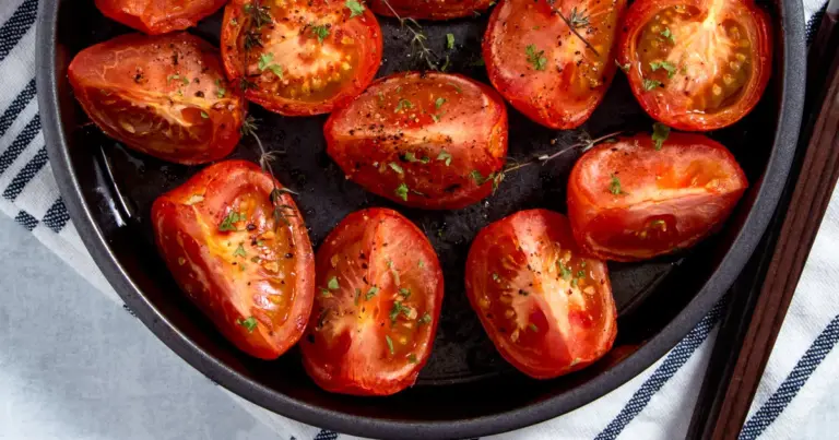 Tomate desidratado na air fryer