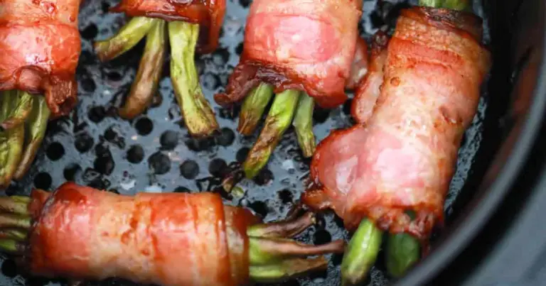Vagem com bacon na air fryer