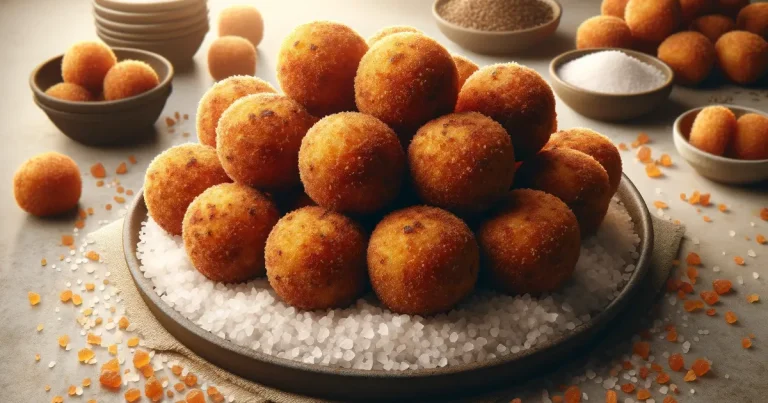 Bolinho de aipim com carne seca