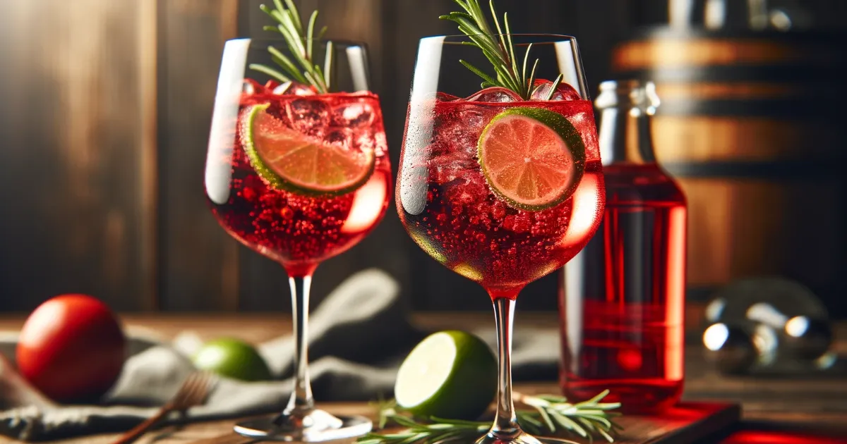  Red Dress: gin tônica saborizada com frutas vermelhas