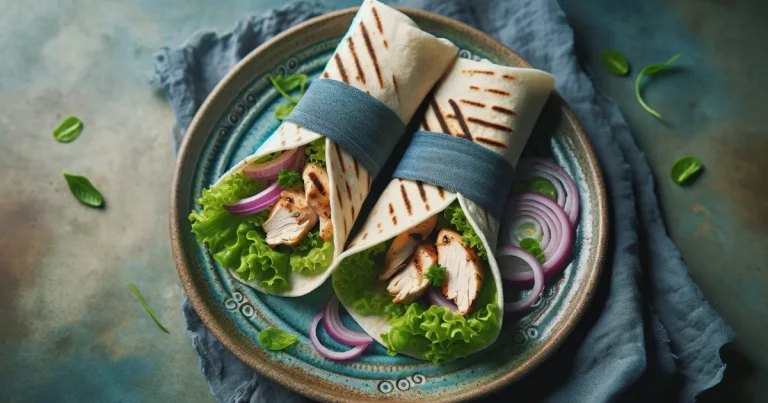 Wrap de mandioca com 2 ingredientes