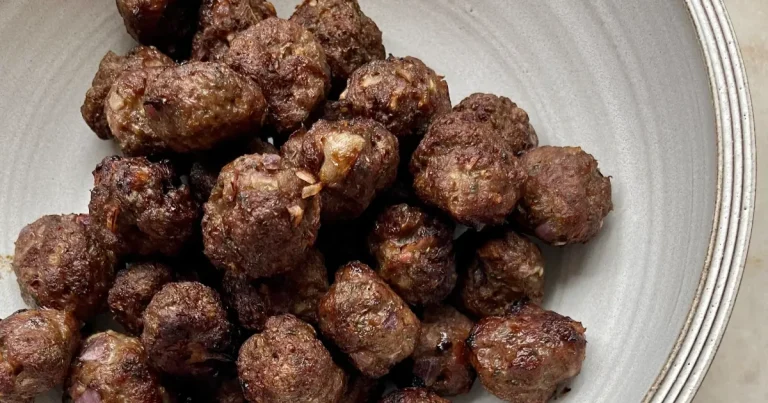 Bolinho de Carne Moída na Air Fryer
