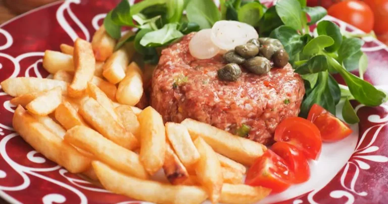 Tartare de Tomate com Fritas na Air fryer