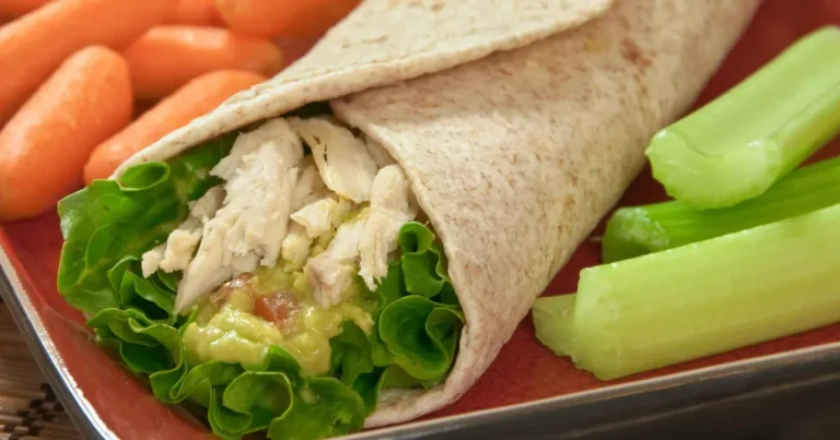 Wrap com guacamole
