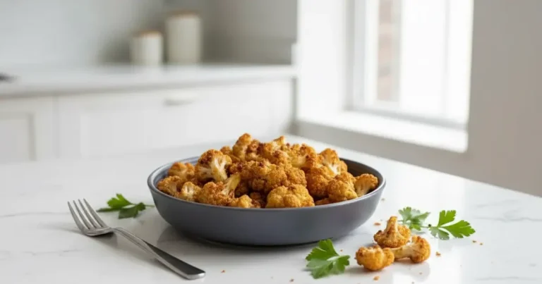 Couve-flor com mel e especiarias na air fryer