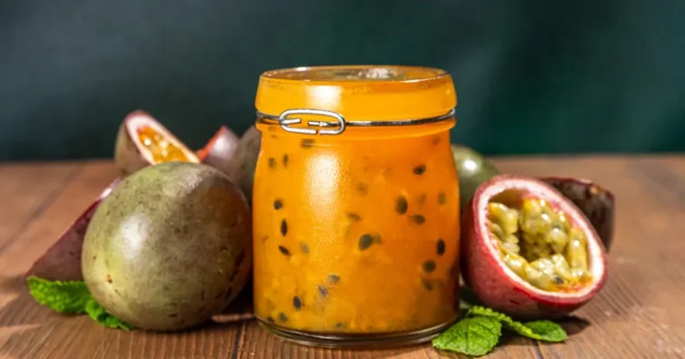 Foto da receita de geleia de maracujá