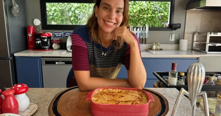 Lasanha de bacalhau low carb