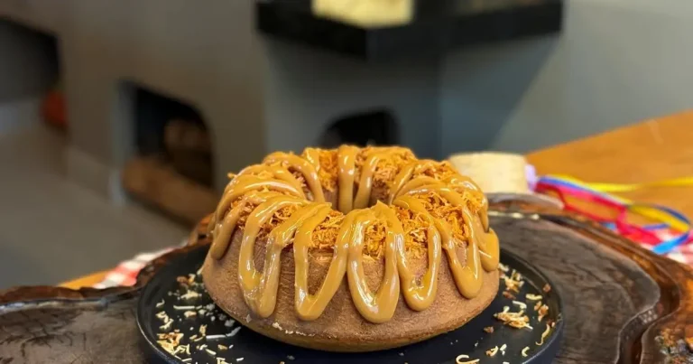 Bolo de cocada na air fryer