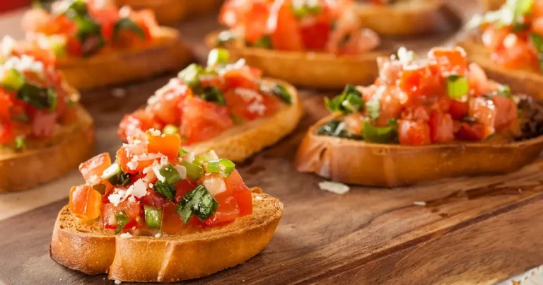 Foto da receita de bruschetta