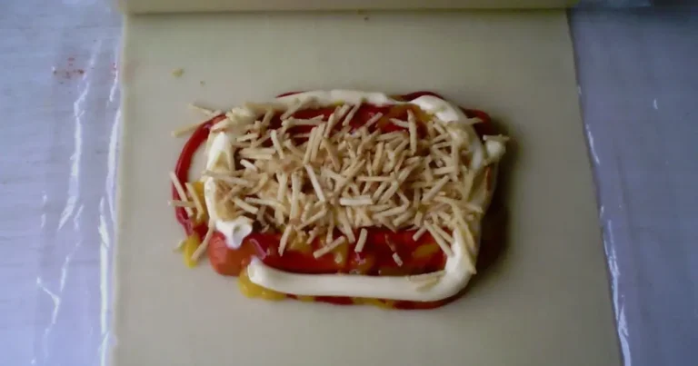 Foto da receita de cachorro quente na pastel