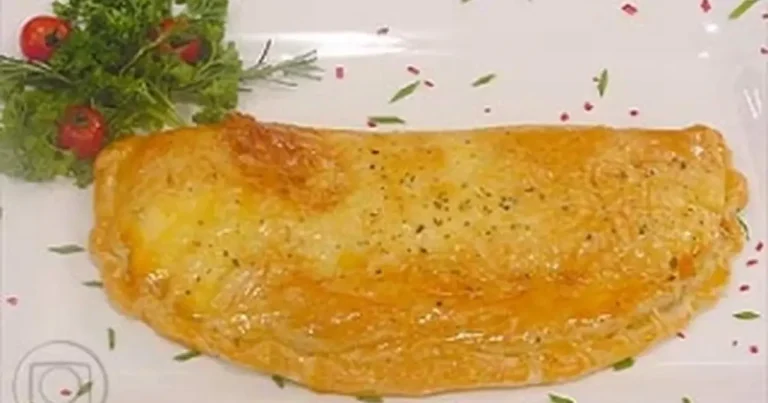 Foto da receita de Calzone de Frango Com Queijo