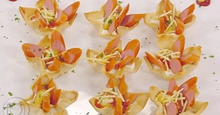 Foto da receita de Cestinha de Salsicha