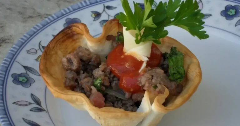 Foto da receita de Cestinhas de Carne moída