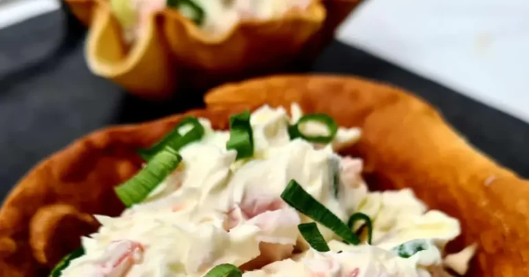 Foto da receita de Cestinhas de massa de pastel