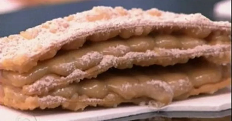 Foto da receita de Falsa Mil-Folhas