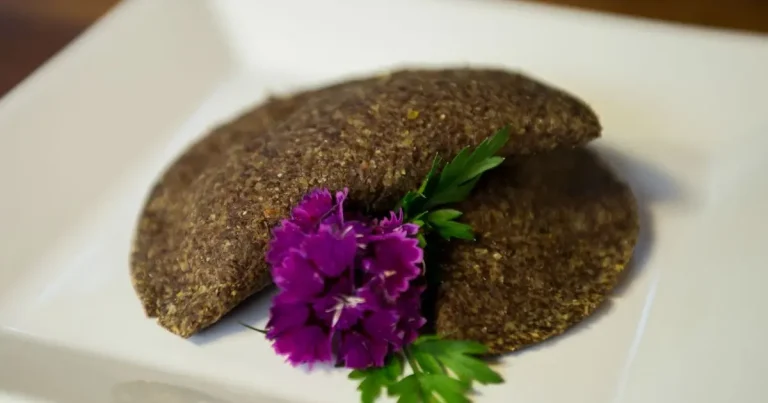 Foto da receita de Pastel de linhaça com recheio de legumes