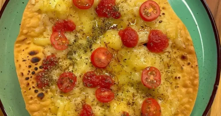 Foto da receita de Pizza caseira com massa de pastel