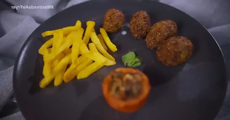 Quibe na air fryer com tomate recheado
