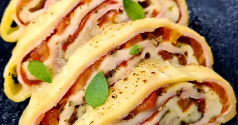 Foto da receita de Rocambole de massa de pastel