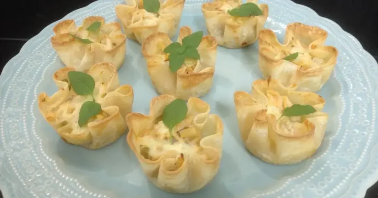 Foto da receita de Cestinha de frango com catupiry