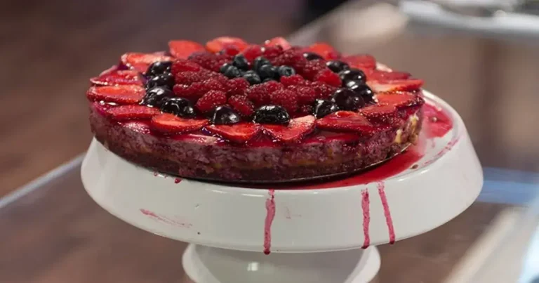 Foto da receita de Cheesecake de Frutas Vermelhas com Ricota