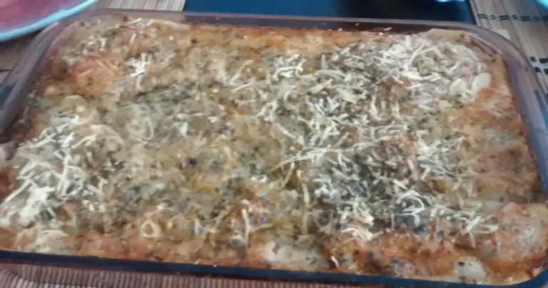 Foto da receita de Lasanha com massa de pastel ao molho de ervas
