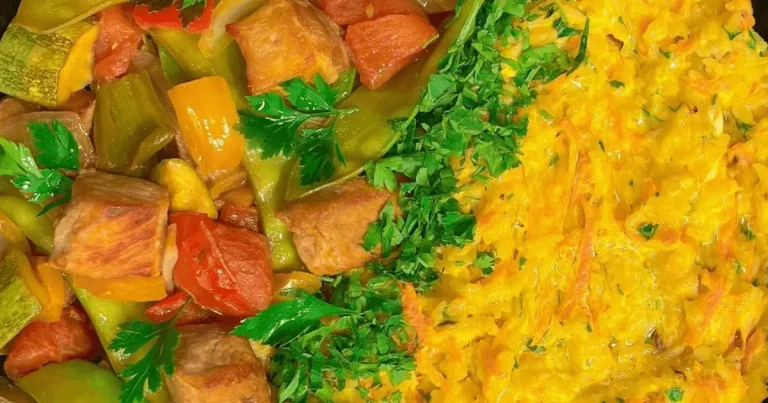 Foto da receita de Picadinho suíno com legumes