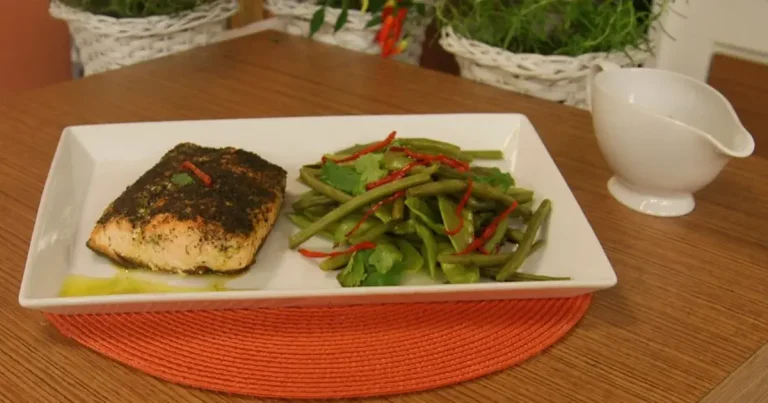 Foto da receita de Salmão ao Chá Verde