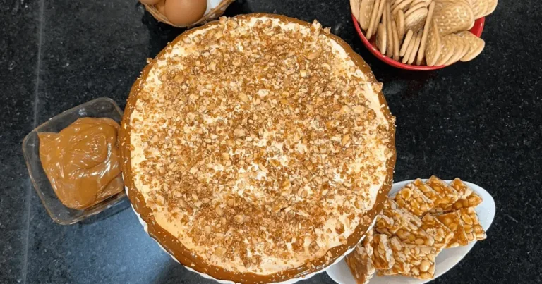 Foto da receita de Torta crocante de doce de leite