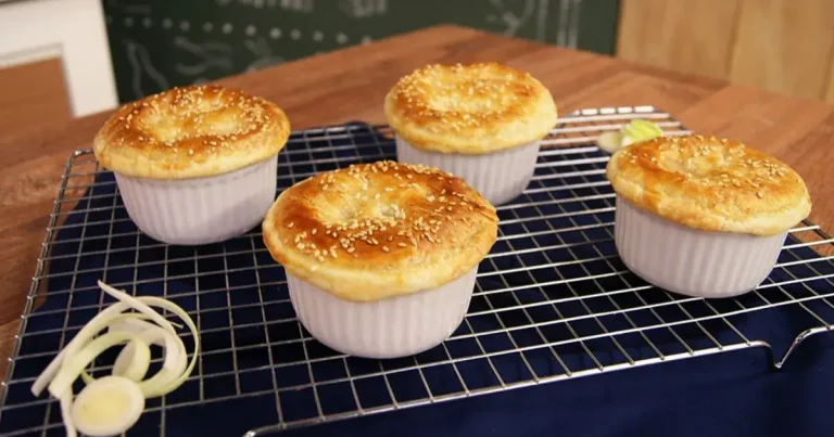 Foto da receita de Torta de Alho-Poró e Cogumelos