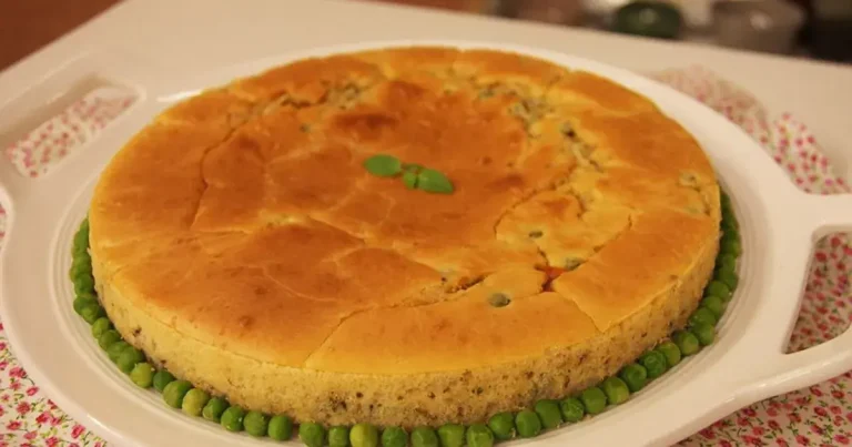 Foto da receita de Torta de Atum com ervilhas