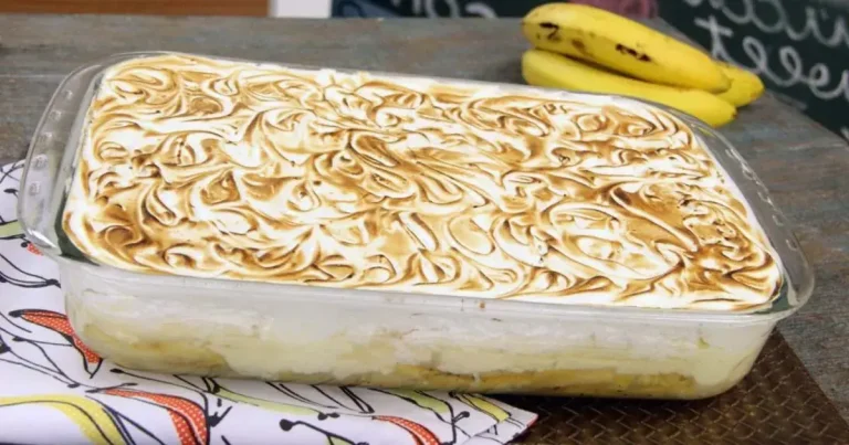 Foto da receita de Torta de Banana com Creme