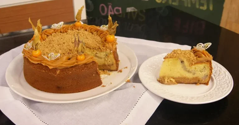 Foto da receita de Torta de Banana com Doce de Leite