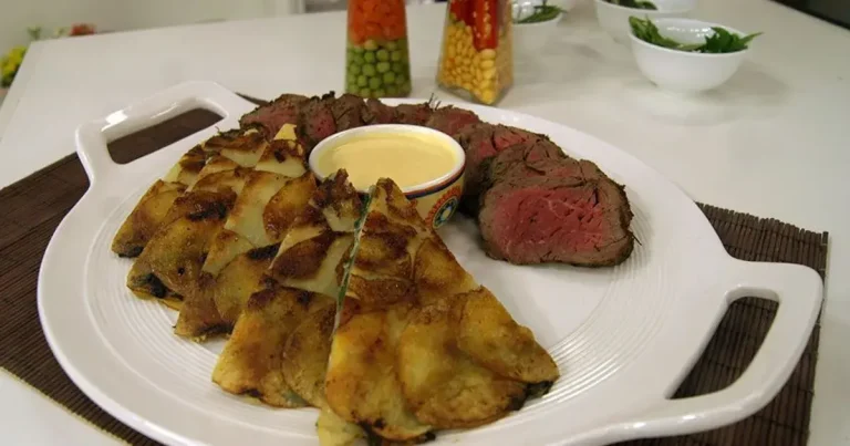 Foto da receita de Torta de Batata e Espinafre com Rosbife de Filé