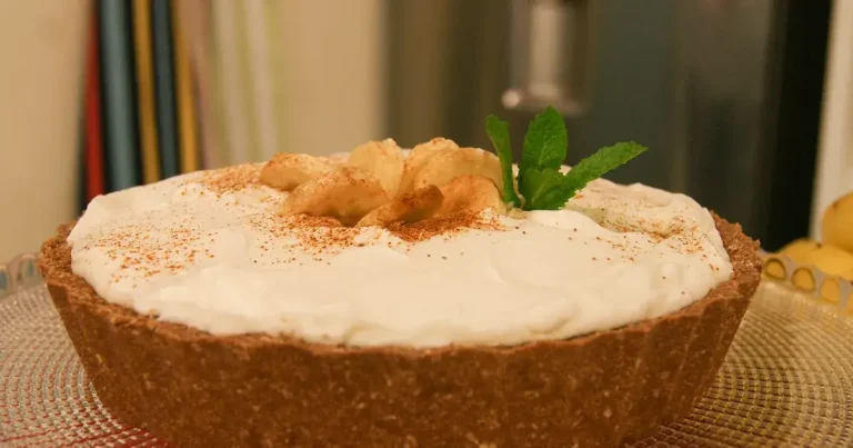 Foto da receita de Torta de Creme de Banana