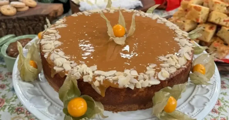 Foto da receita de Torta de doce de leite com ricota fresca