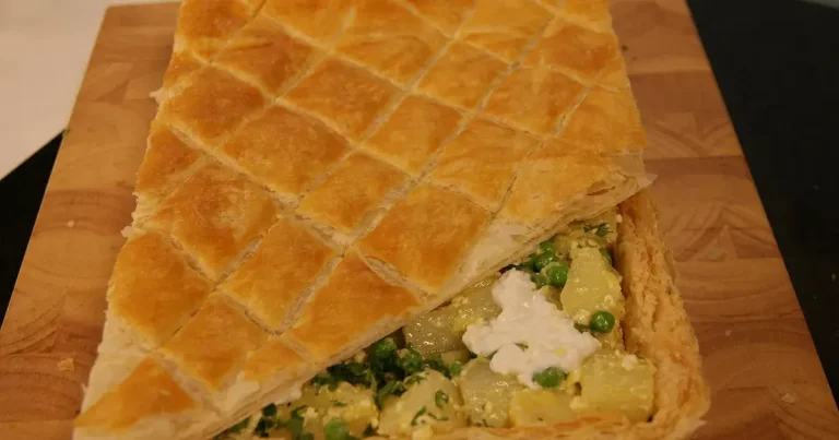 Foto da receita de Torta de Ervilha com Batata e Queijo Cottage