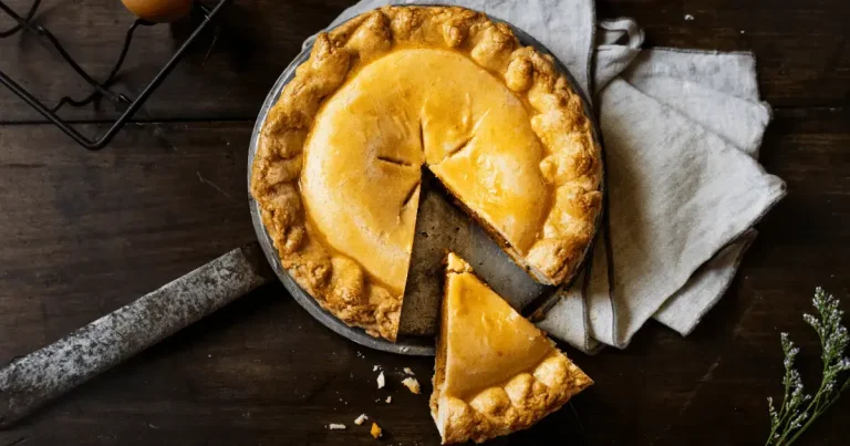 Foto da receita de Torta de frango com massa de batata-doce