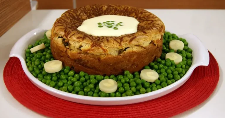 Foto da receita de Torta de Palmito e Ervilha