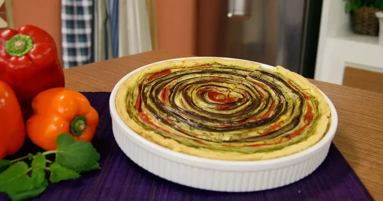 Foto da receita de Torta Espiral de Legumes